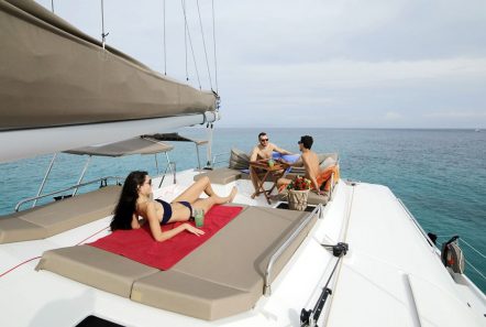new horizons ii catamaran upper deck_valef -  Valef Yachts Chartering - 5386