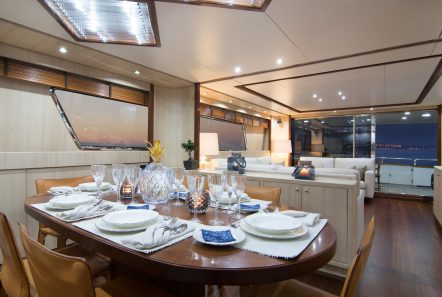 acionna charter yacht dining (2)_valef -  Valef Yachts Chartering - 5883