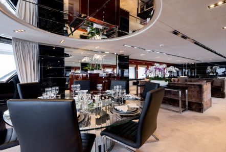 bliss salon dining luxury charter yacht_valef -  Valef Yachts Chartering - 5767