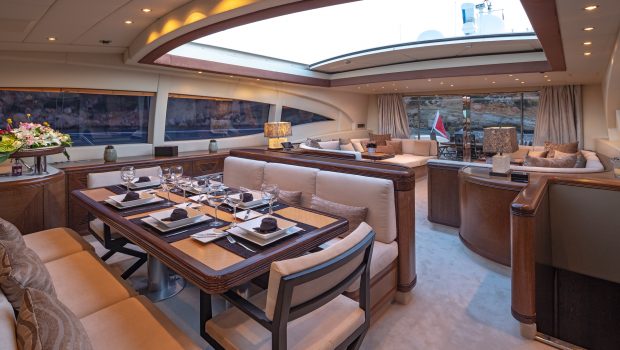 cosmos i dining salon open hardtop valef -  Valef Yachts Chartering - 5328