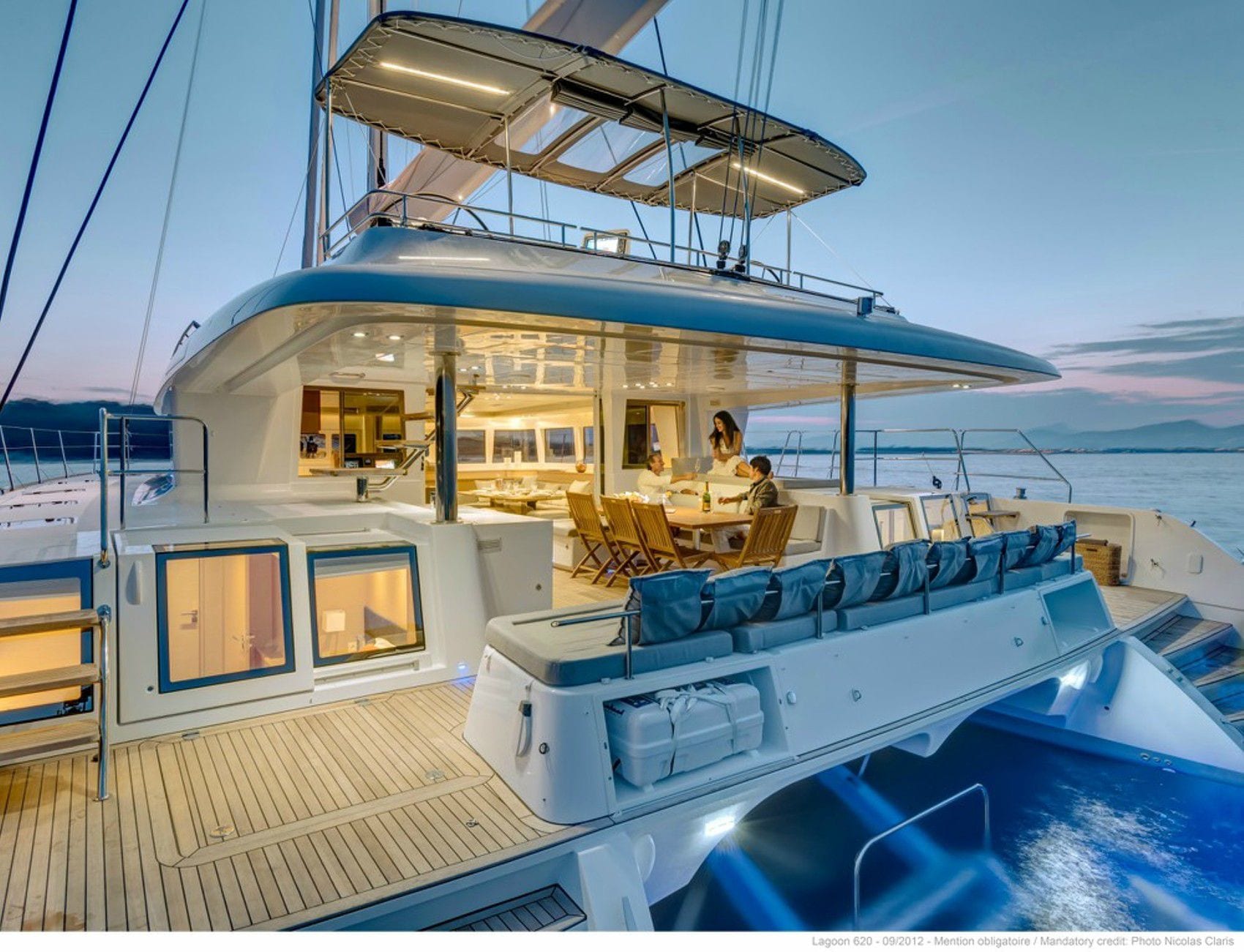 my office catamaran aft view_valef -  Valef Yachts Chartering - 5444