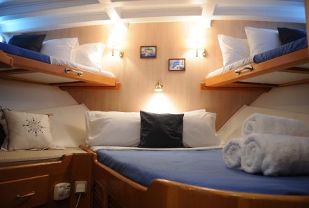 apollon motor sailer cabin min -  Valef Yachts Chartering - 4744