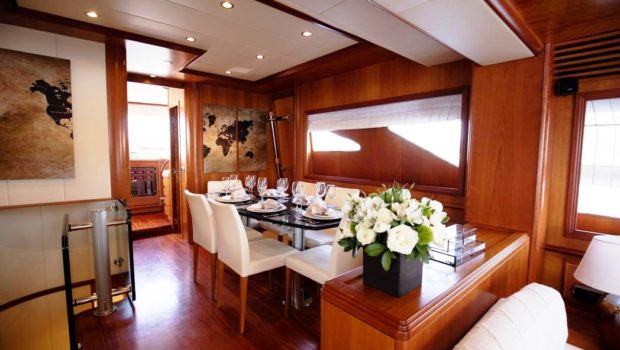 freedom motor yacht dining (2) -  Valef Yachts Chartering - 0593