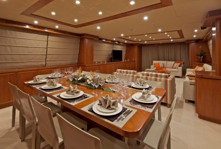 helios motor yacht salon and dining min -  Valef Yachts Chartering - 4561