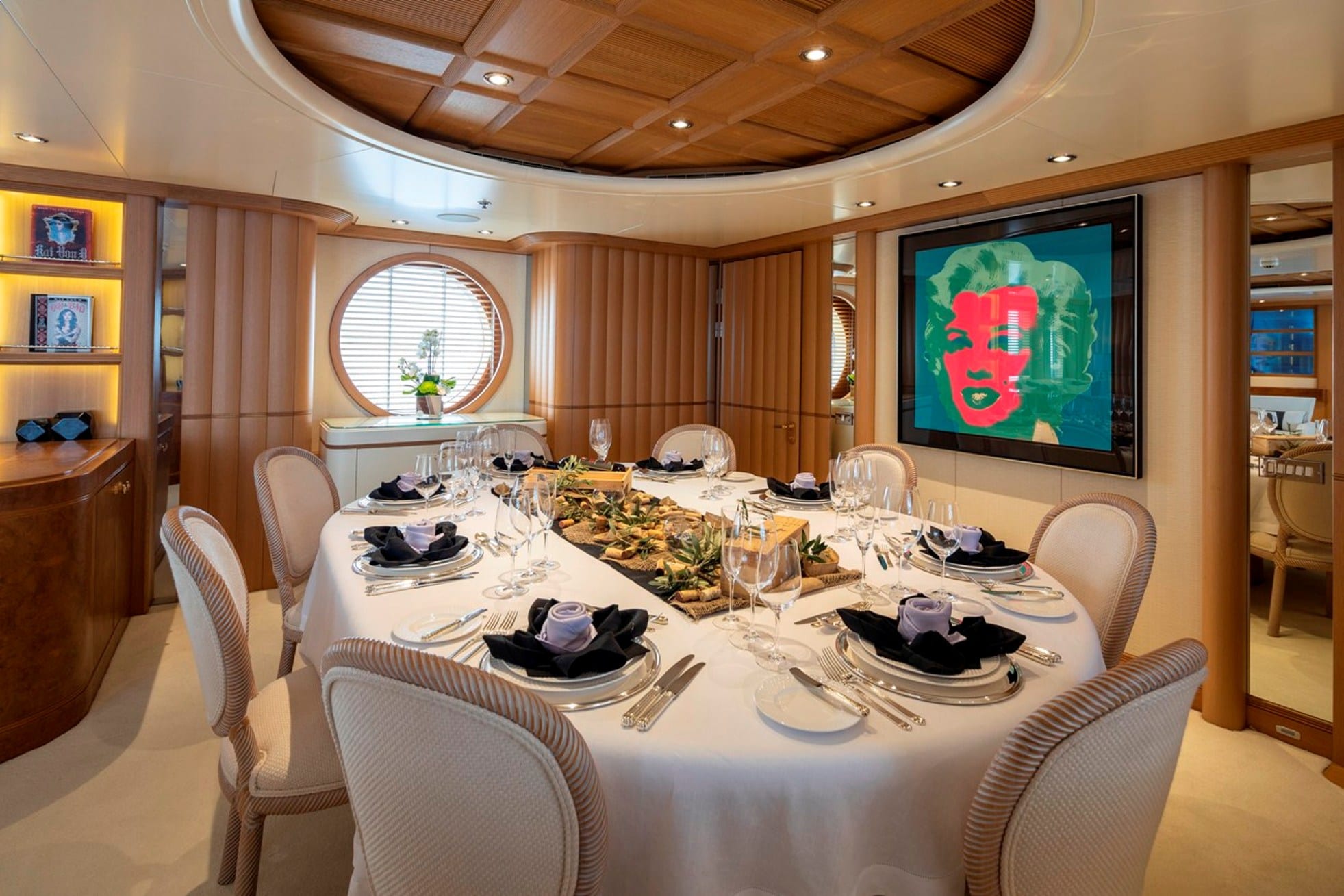 marla megayacht int dining -  Valef Yachts Chartering - 3879