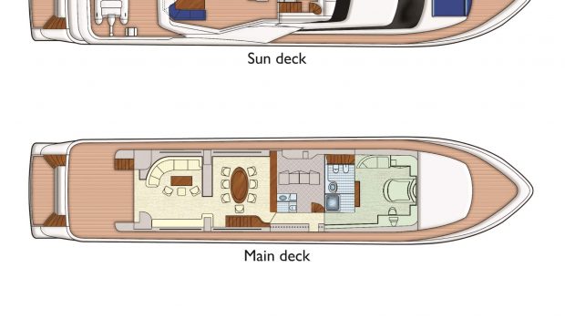 absolute king deck plans min -  Valef Yachts Chartering - 2859