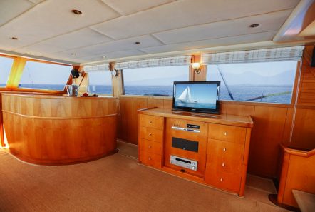 aegean schatz motor sailer gulet salon view (2) -  Valef Yachts Chartering - 3047