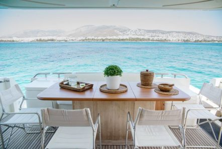 ananas motor yacht aft -  Valef Yachts Chartering - 2567