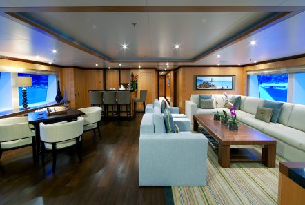 andreas l megayacht upper salon -  Valef Yachts Chartering - 3420