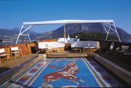 christina o superyacht mosaic pool (1) min -  Valef Yachts Chartering - 3569