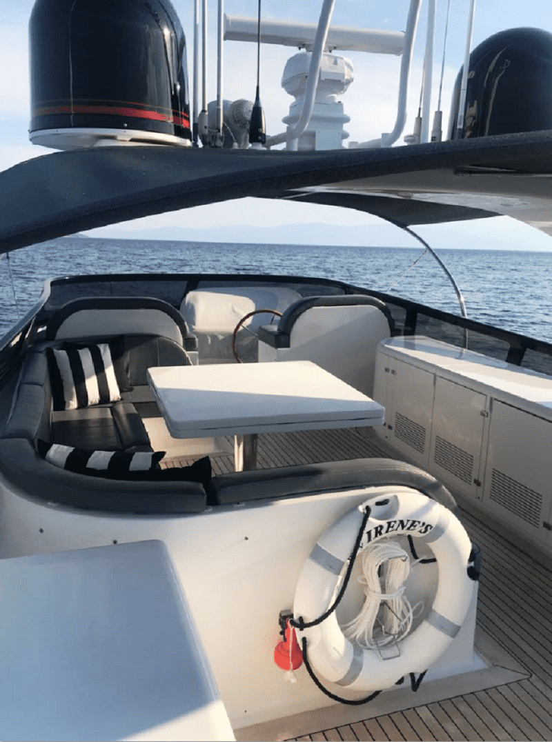 irenes motor yacht sun deck -  Valef Yachts Chartering - 3475