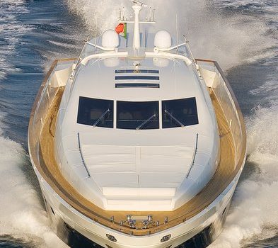 kambos blue open motor yacht aerial -  Valef Yachts Chartering - 3192