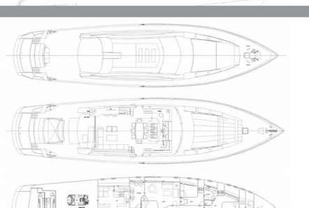 kambos blue open motor yacht deckplan -  Valef Yachts Chartering - 3188