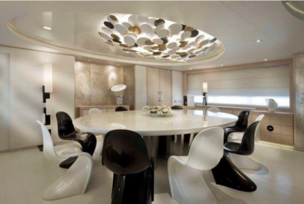 light holic megayacht dining -  Valef Yachts Chartering - 3173