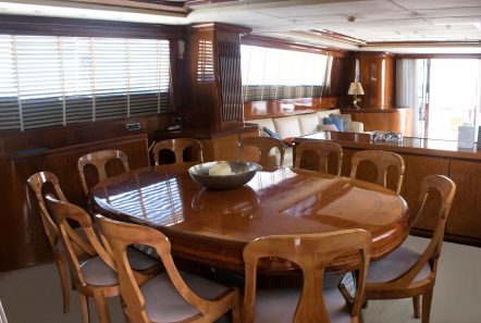 monte carlo falcon motor yacht dining table min -  Valef Yachts Chartering - 3143