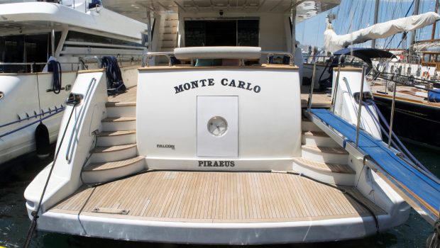 monte carlo falcon motor yacht swim platform min -  Valef Yachts Chartering - 3153