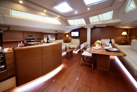 shooting star sailing yacht salon dining -  Valef Yachts Chartering - 3623
