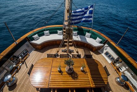 arktos motor sailer lounging (1) min -  Valef Yachts Chartering - 2247