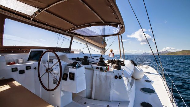 highjinks catamaran deck (2) -  Valef Yachts Chartering - 2432