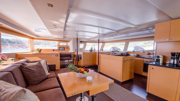 highjinks ii catamaran salon (4) min -  Valef Yachts Chartering - 2393