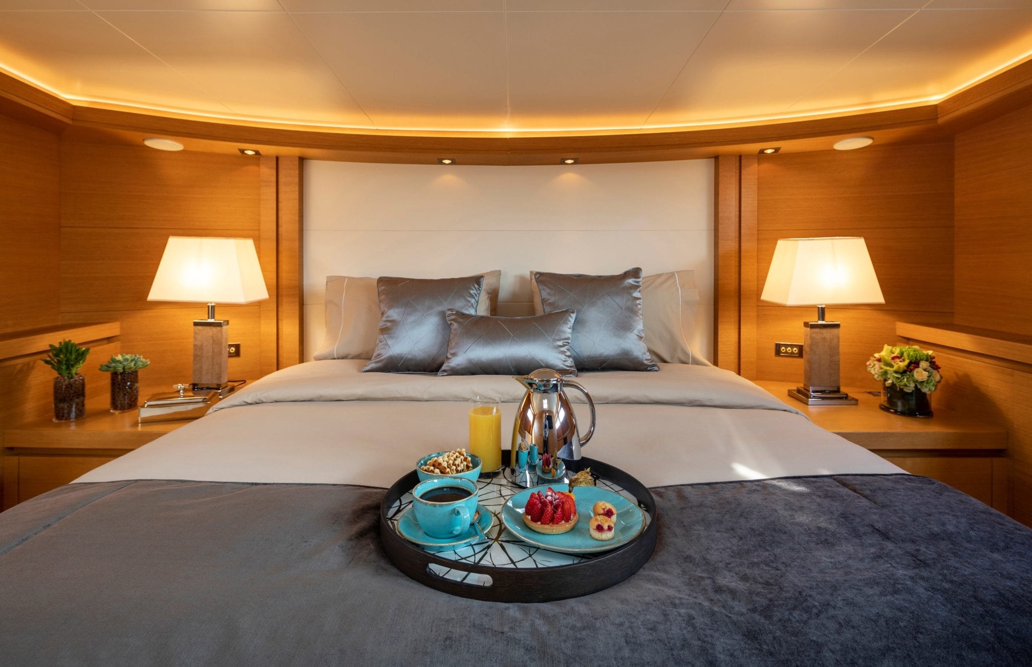 celia motor yacht VIP stateroom (3) min -  Valef Yachts Chartering - 1331