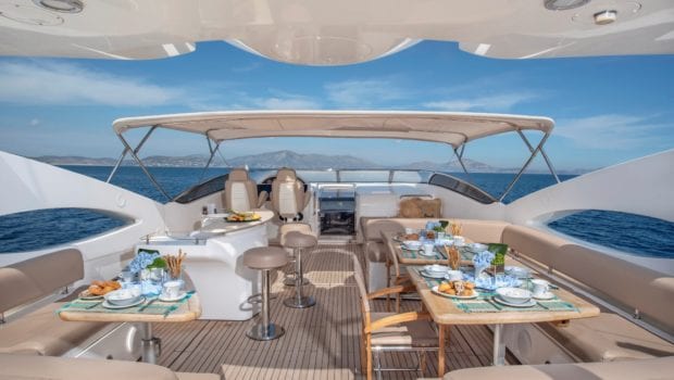mi alma motor yacht sundeck -  Valef Yachts Chartering - 0976