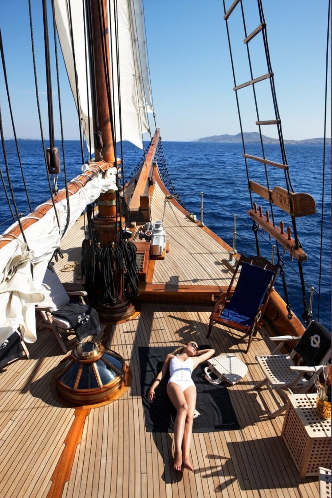 prince motor sailer deck (1) -  Valef Yachts Chartering - 0919