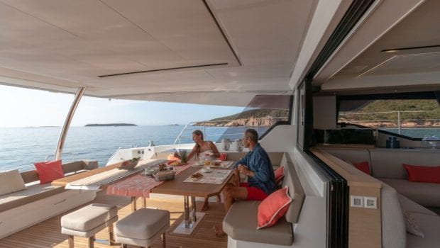 number one catamaran aft deck (2) min -  Valef Yachts Chartering - 0805