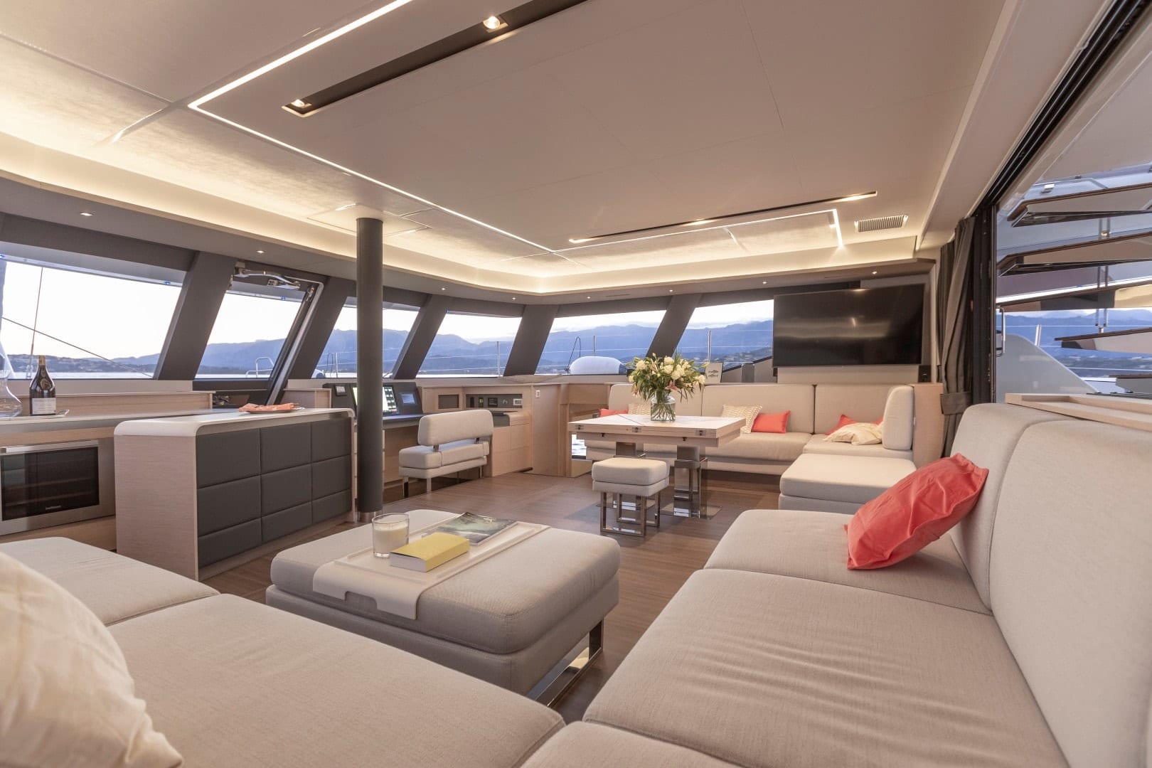 number one catamaran interior min -  Valef Yachts Chartering - 0824