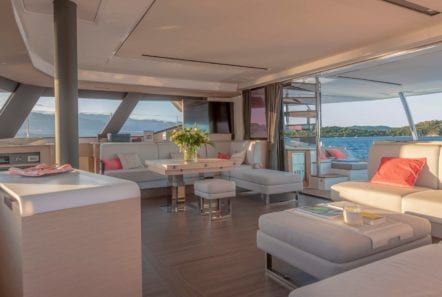 number one catamaran seating (1) min -  Valef Yachts Chartering - 0817