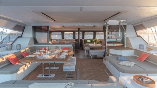 number one catamaran seating (3) min -  Valef Yachts Chartering - 0815