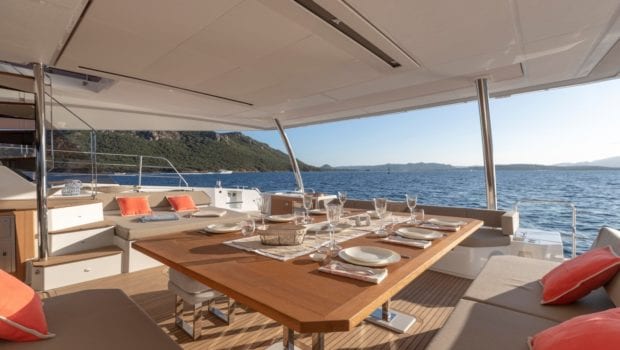 number one catamaran seating (4) min -  Valef Yachts Chartering - 0814