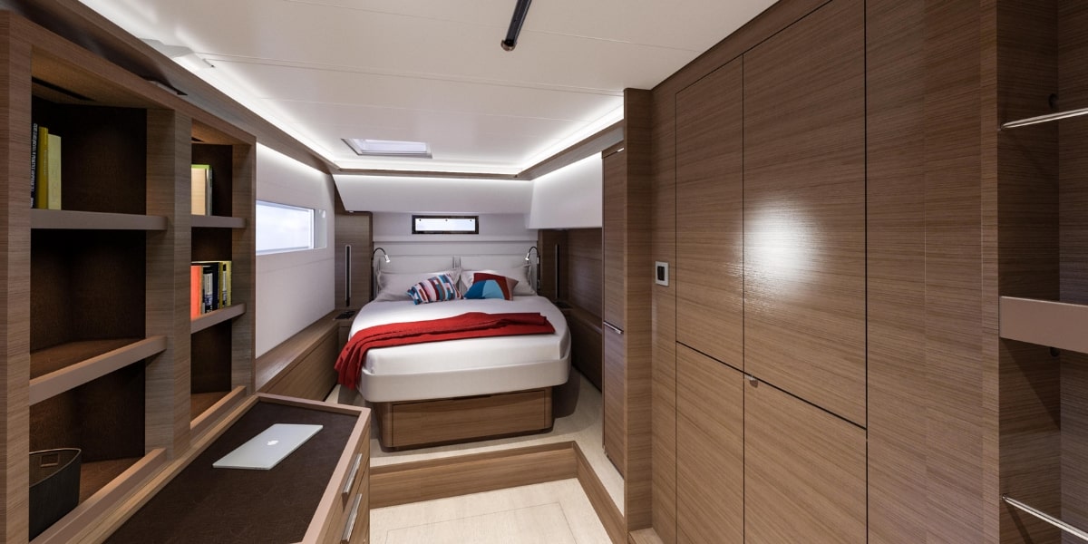 alice catamaran cabins1 -  Valef Yachts Chartering - 0642