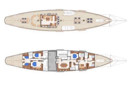 conrad malcolm miller sailing yacht layout min -  Valef Yachts Chartering - 0323