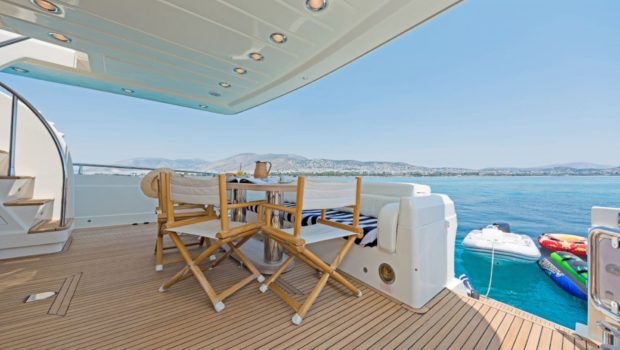 lettouli iii motor yacht aft deck (1) min -  Valef Yachts Chartering - 0393