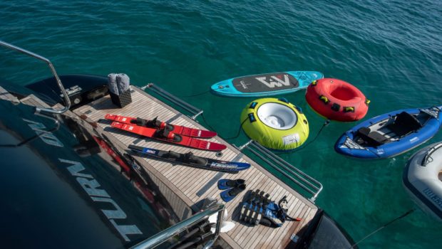 turn on motor yacht swim platform -  Valef Yachts Chartering - 0180