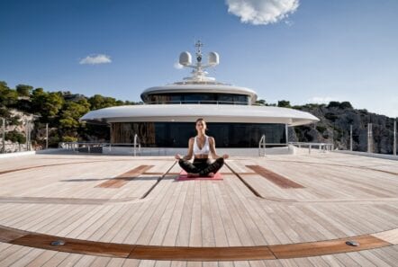 meditation on Chakra yacht