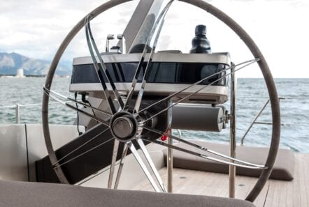 Gigreca Sailing Yacht Helm - Valef Yachts Chartering