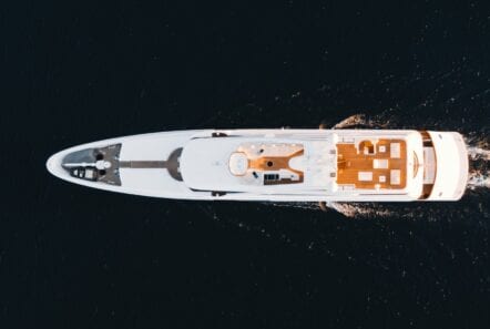 OMathilde megayacht aerial (2) - Valef Yachts Chartering