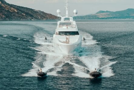 OMathilde megayacht running (2) - Valef Yachts Chartering