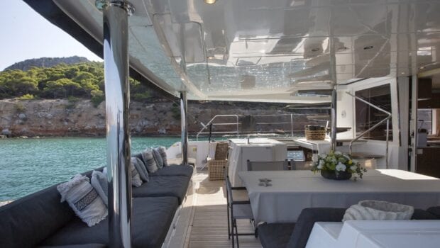 boom lagoon catamaran exterior relax (8) min - Valef Yachts Chartering