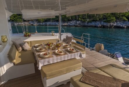 flo catamaran exterior spaces (25) - Valef Yachts Chartering