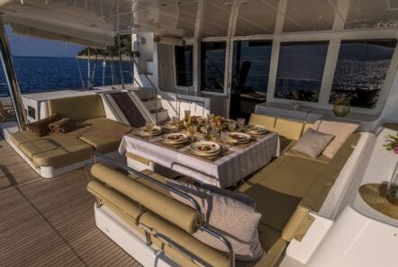 flo catamaran exterior spaces (29) - Valef Yachts Chartering