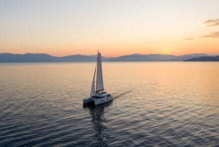 pi2 catamaran sunset (1)  - Valef Yachts Chartering