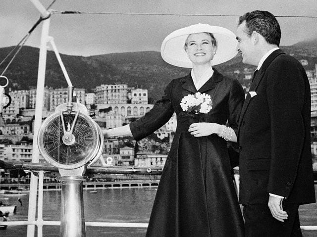 Grace Kelly and Prince Rainier in Monaco min - Valef Yachts Chartering