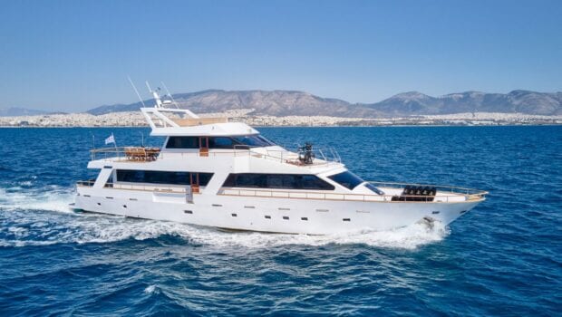 wide liberty motor yacht cruising (3) min - Valef Yachts Chartering