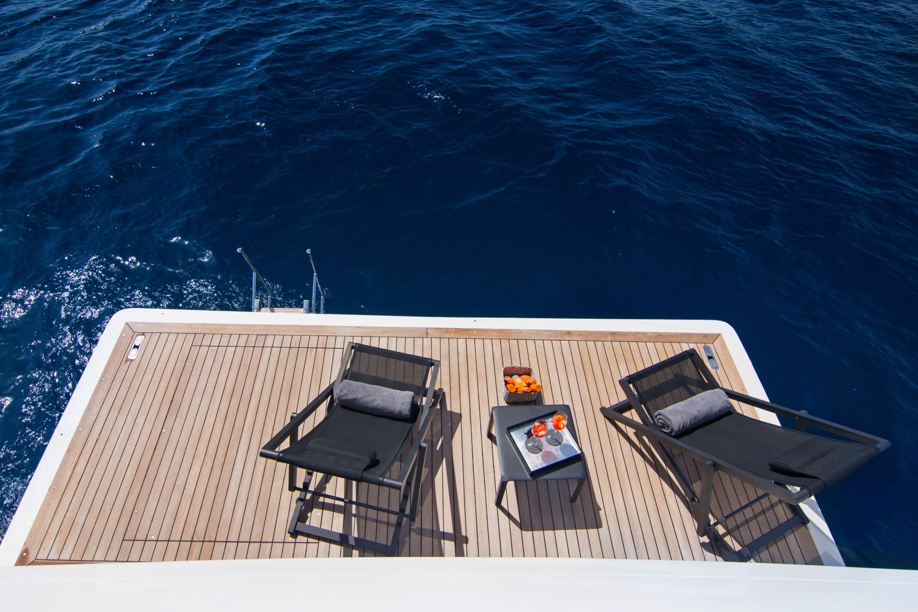regina k motor yacht swim platform (3) min - Valef Yachts Chartering
