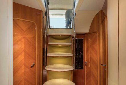 VENUS Princess 65 Stairs - Valef Yachts Chartering