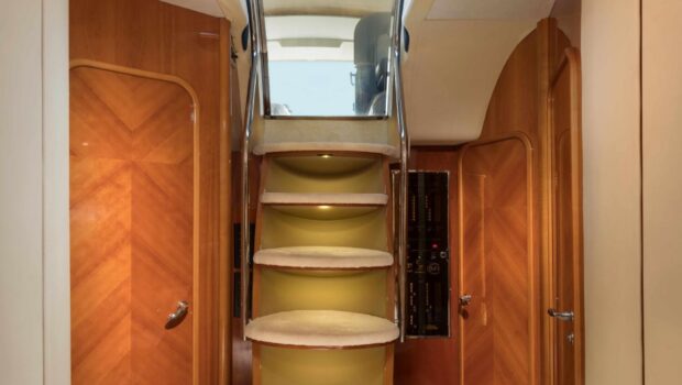 VENUS Princess 65 Stairs - Valef Yachts Chartering