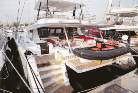 astoria catamaran aft deck (1) min - Valef Yachts Chartering